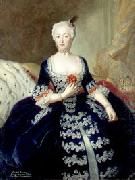 antoine pesne Portrait of Elisabeth Christine von Braunschweig-Bevern oil painting reproduction